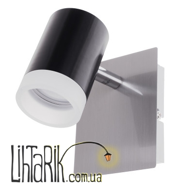 HTL-206/1 GU10 for LED SN+BK светильник спот (Brille 26-782)