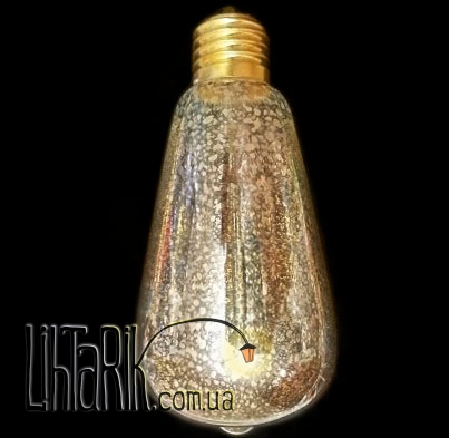 Levistella Лампа LED с сапфировой нитью ST64 Silver Flash