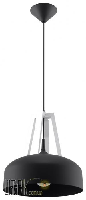 SOLLUX LIGHTING Светильник подвесной CASCO Czarna/Biae Drewno SL.0389