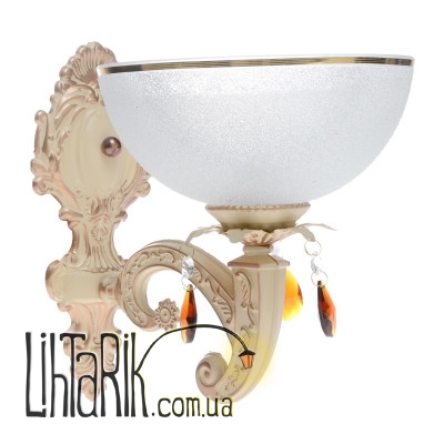 BKL-176W/1 White BG бра Барокко (Brille 180789)