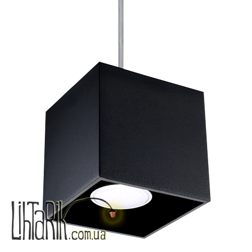 SOLLUX LIGHTING Светильник подвесной QUAD 1 Czarny SL.0060