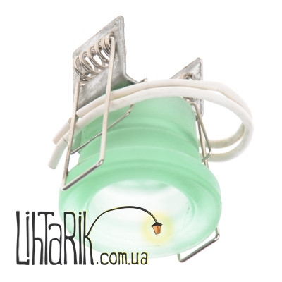 HDL-G89 GREEN светильник точечный маленький (Brille 163895)