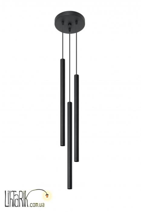 SOLLUX LIGHTING Светильник подвесной PASTELO 3P Czarna SL.0471