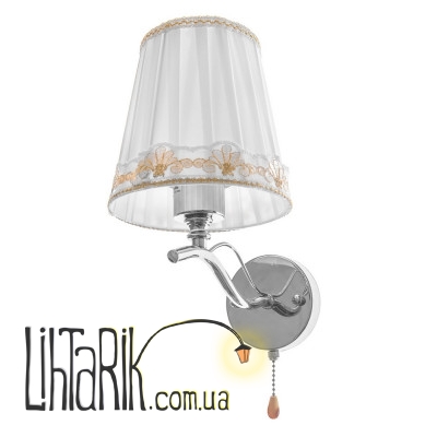 BKL-656W/1 E27 CH бра (Brille 29-025)