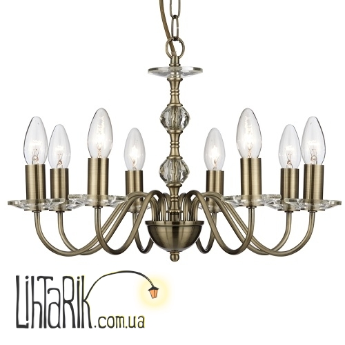 Люстра Searchlight Monarch 3458-8AB