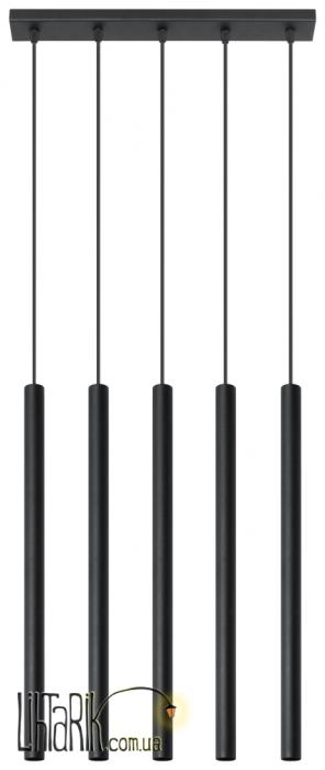 SOLLUX LIGHTING Светильник подвесной PASTELO 5 Czarna SL.0472