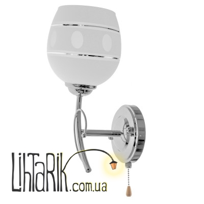 LK-589W/1 E27 CH бра (Brille 26-933)