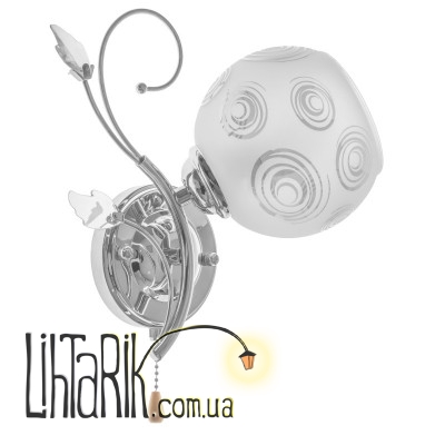 LK-584W/1 E27 CH бра (Brille 26-924)