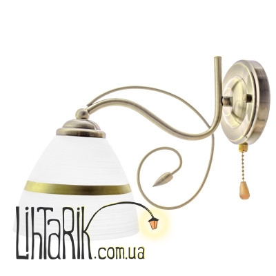 LK-598W/1 E27 AB бра (Brille 26-942)