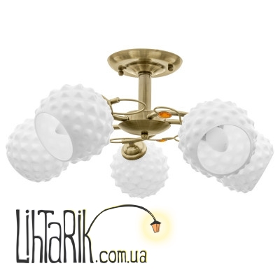 LK-576S/5 E27 AB люстра (Brille 23-170)