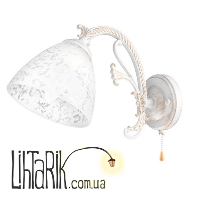 BKL-486W/1 E27 WH бра (Brille 26-929)