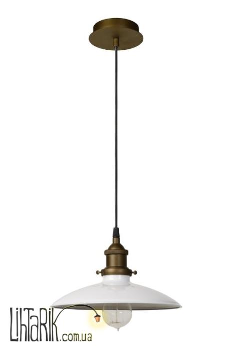 Подвес Carlo De Santi белый с золотым кантом 504005945