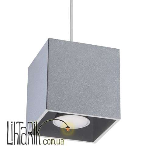 SOLLUX LIGHTING Светильник подвесной QUAD 1 Szary SL.0061