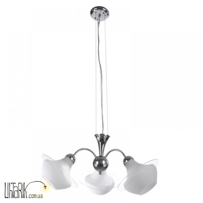 BL-289S/3 E27 CH Люстра подвесная (Brille 22-402)