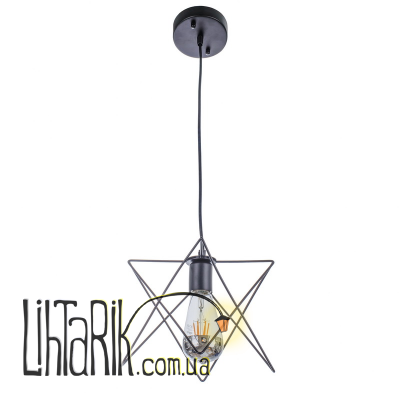 BL-807S/1 E27 BK люстра (23-627)