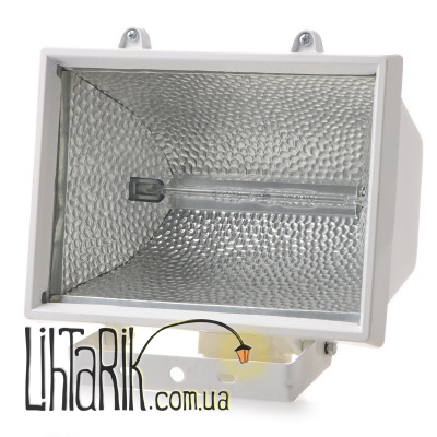 HL-03 1000W white прожектор галогенный IP54 белый (Brille 152008)