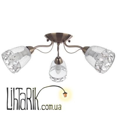 BKL-584S/3 E14 AB люстра (Brille 22-926)