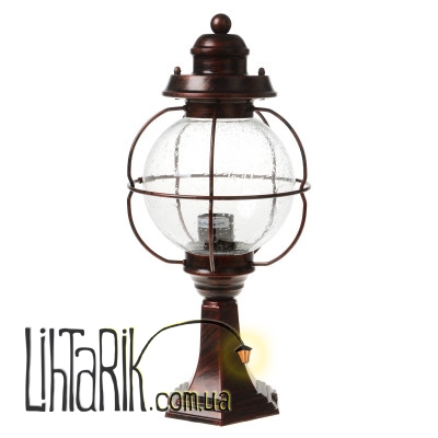 GL-103 BH RED/BK Уличный фонарь (Brille 34-070)