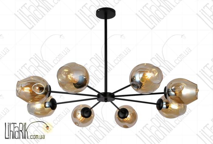 Levistella потолочна люстра 7526039-8 BK BR (7526039-8 BK+BR)