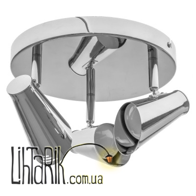 HTL-199/3 GU10 CH светильник спот (Brille 26-769)