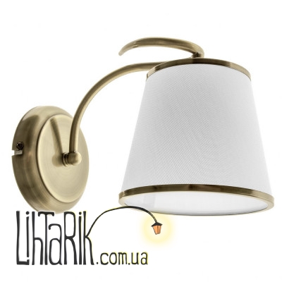 BKL-717W/1 E14 AB бра (Brille 26-998)