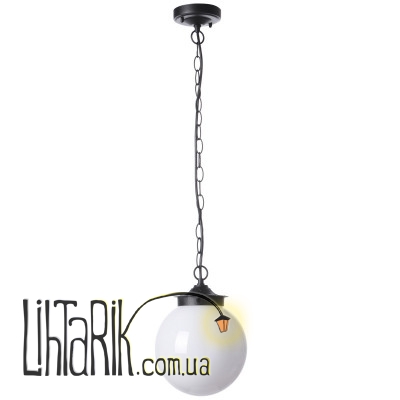 GL-104 C BK Светильник уличный подвесной (Brille 34-075)