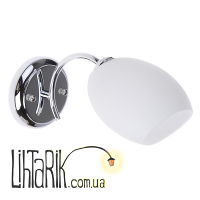 LK-215W/1 E14 CH бра (Brille L53-007)