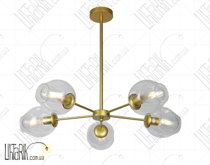 Levistella потолочна люстра 7526039-5 GD CL (7526039-5 GD+CL)