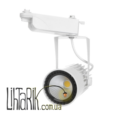 LED-410/24W WW WH COB Трековый led светильник (Brille 32-244)