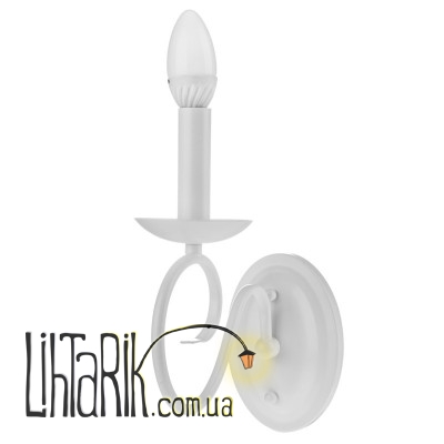 BKL-589W/1 E14 WH бра (Brille 26-484)