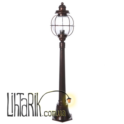 GL-103 DL RED/BK Уличный фонарь (Brille 34-071)