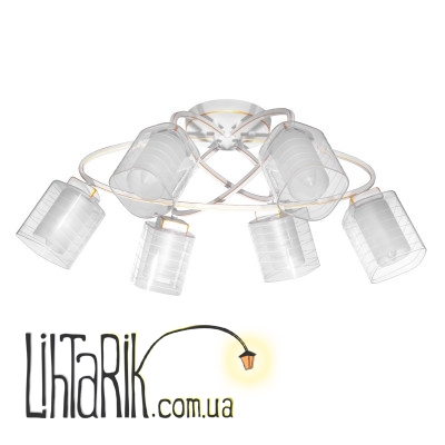 LK-633S/6 E14 WH люстра (Brille 23-302)