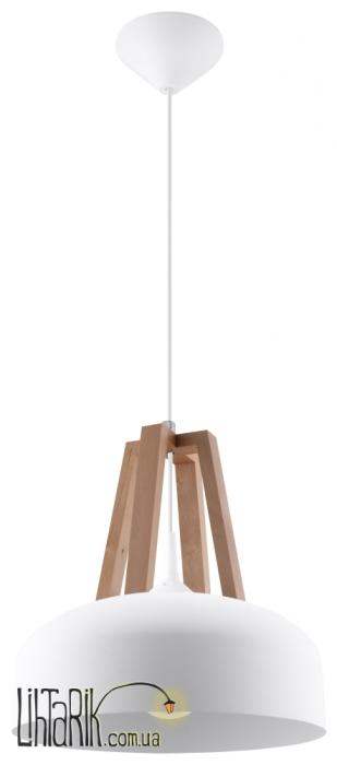 SOLLUX LIGHTING Светильник подвесной CASCO Biaa/Naturalne Drewno SL.0388