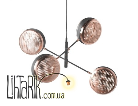 Люстра Zuma Line HIVE PL-16053-BK+BRCP