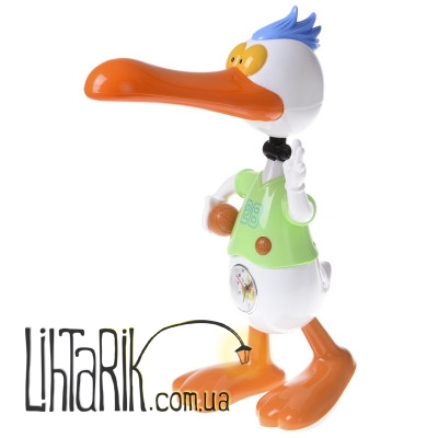 TP-010 GR Настольная лампа с часами для детской (Brille 25-015)