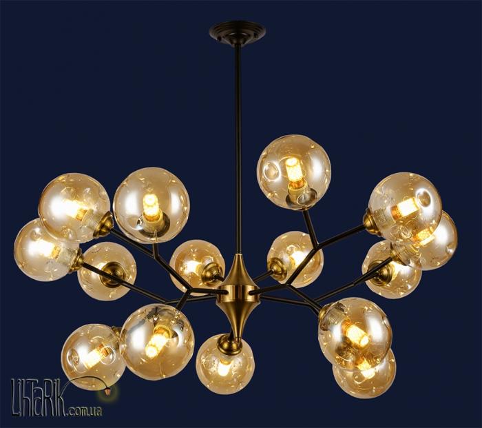 Levistella потолочна люстра 756PR0030-15 BK BR (756PR0030-15 BK+BR)