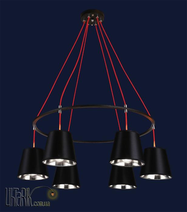 Levistella потолочная подвесная люстра 768V32041-6 BK-CR