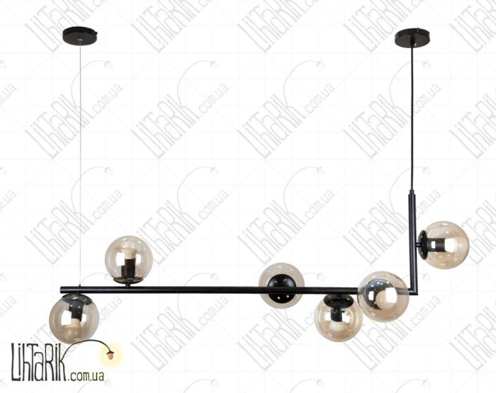 Levistella потолчная люстра 7528419-6 BK BR (7528419-6 BK+BR)