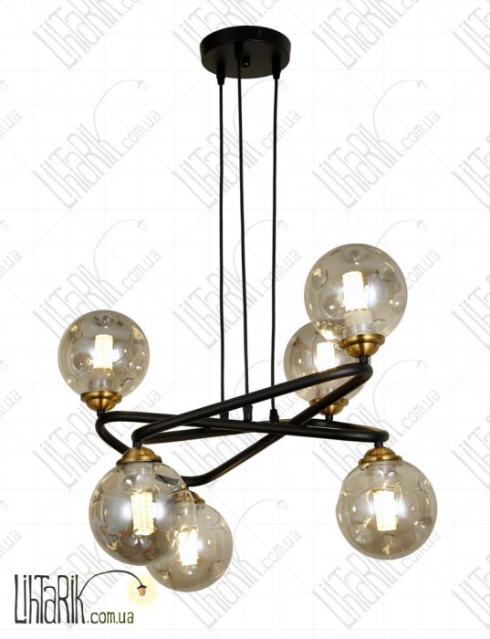 Levistella подвесной светильник 761ZDH06-6 BK BK (761ZDH06-6 BK+BK)