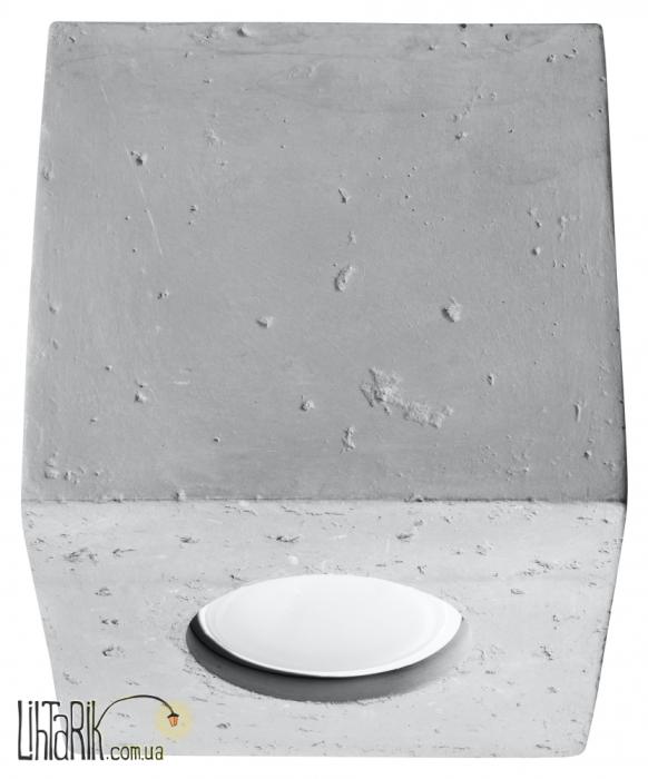 SOLLUX LIGHTING Светильник припотолочный QUAD Beton SL.0489