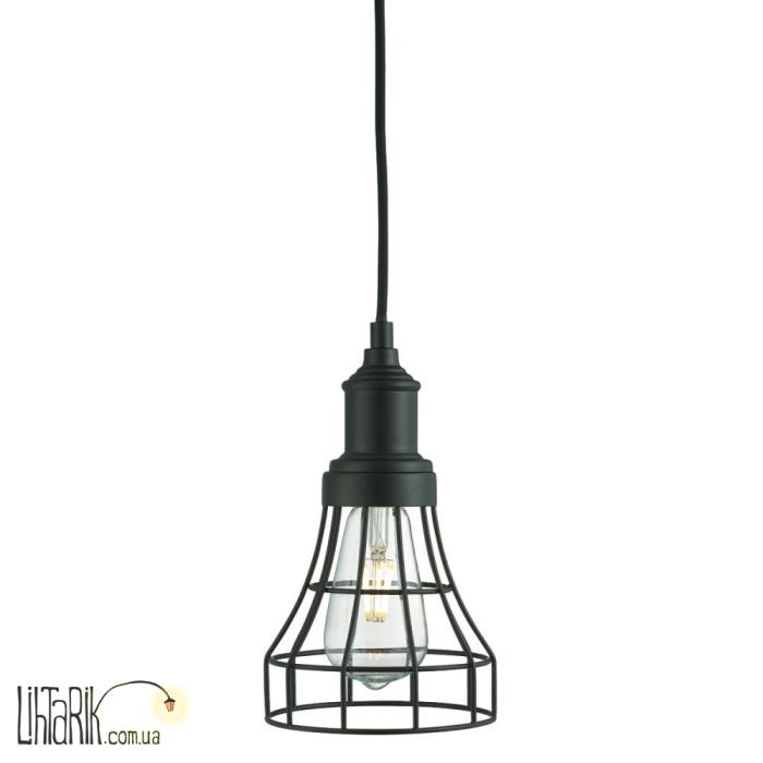 Подвесной светильник Searchlight TAPERED CAGE 6836BK