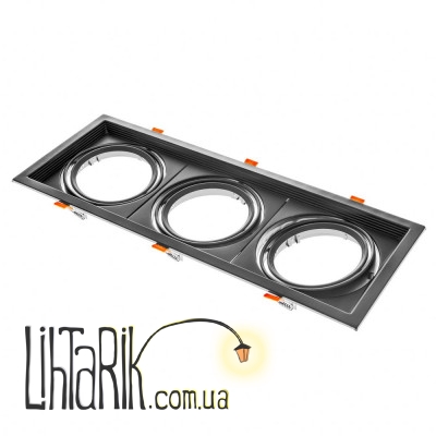 ML-020/3 AR111 BK светильник поворотный (Brille 48-024)