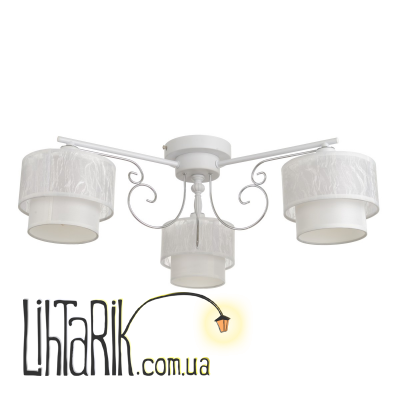 BKL-499S/3 E14 CH+WT люстра (Brille 23-805)