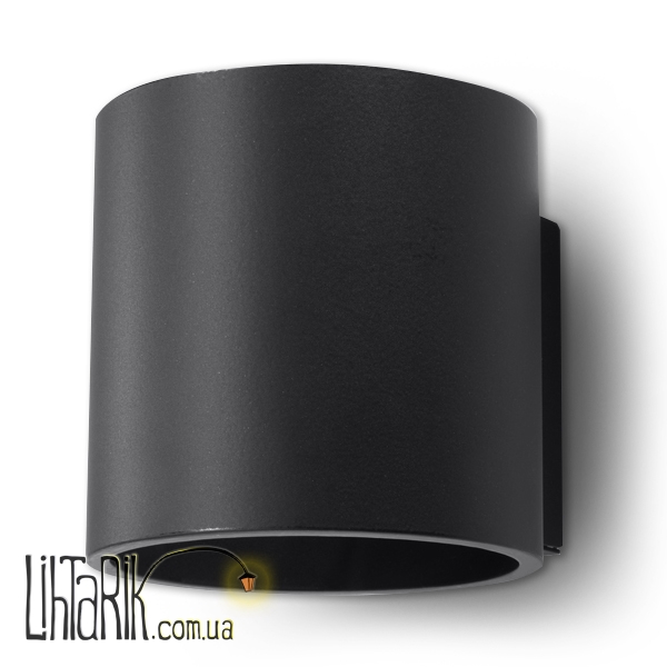 SOLLUX LIGHTING Светильник настенный ORBIS 1 Czarny SL.0048