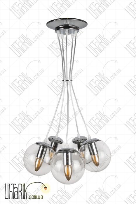 Levistella подвесная люстра 756PR150F-5 CR CL (756PR150F-5 CR+CL)