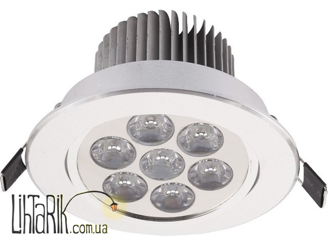 Светильник типа Downlight Nowodvorski DOWNLIGHT LED SILVER 6823