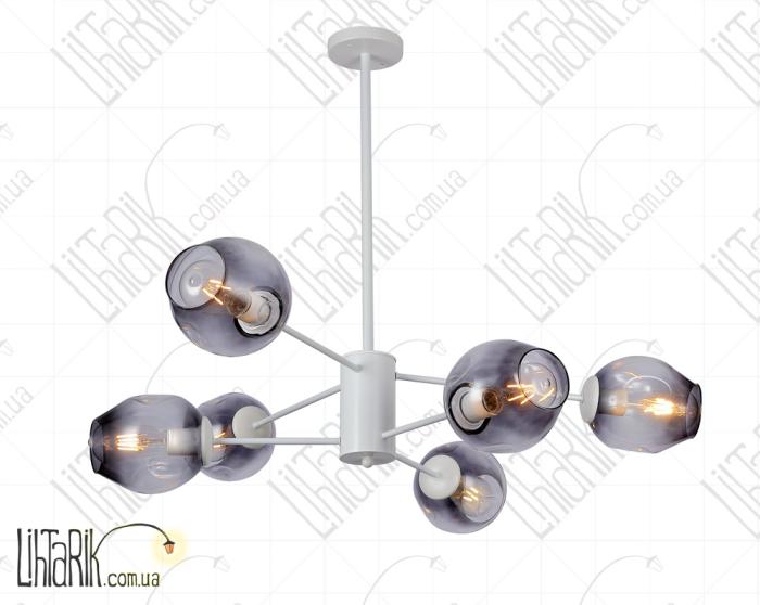 Levistella потолочна люстра 7526035-6 WH BK