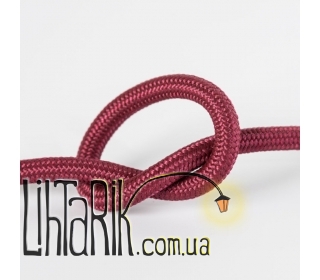 Levistella Провод в тканевой оплетке бордовый