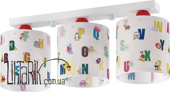 припотолочная люстра на три плафона Dalber ABC 72273