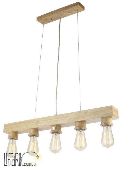Auhilon Светильник подвесной VELO 5p Drewno (MD6971-5)